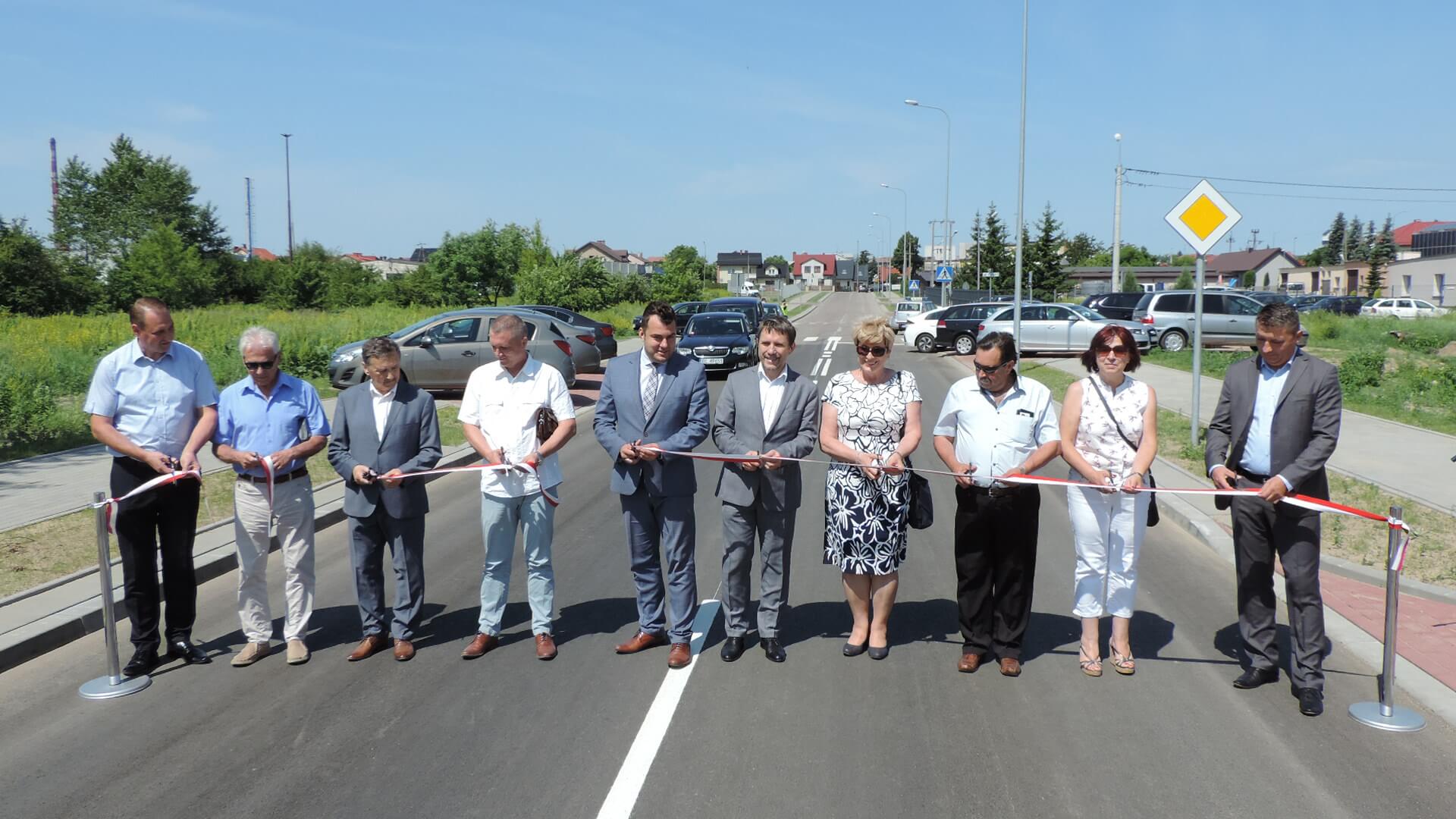 Kierowcy w Łomży mogą już przejechać ulicą Geodetów