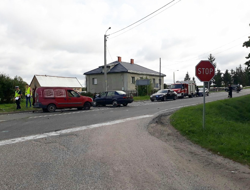 Wypadek w Szczuczynie - kierowca miał prawie promil alkoholu w organizmie