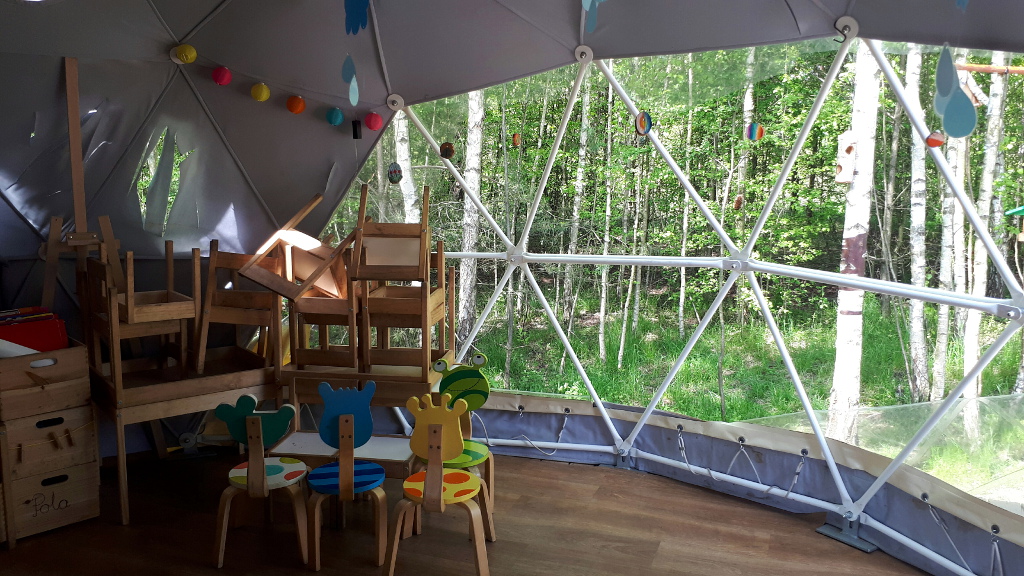 W Osowiczach k. Białegostoku działa leśne przedszkole