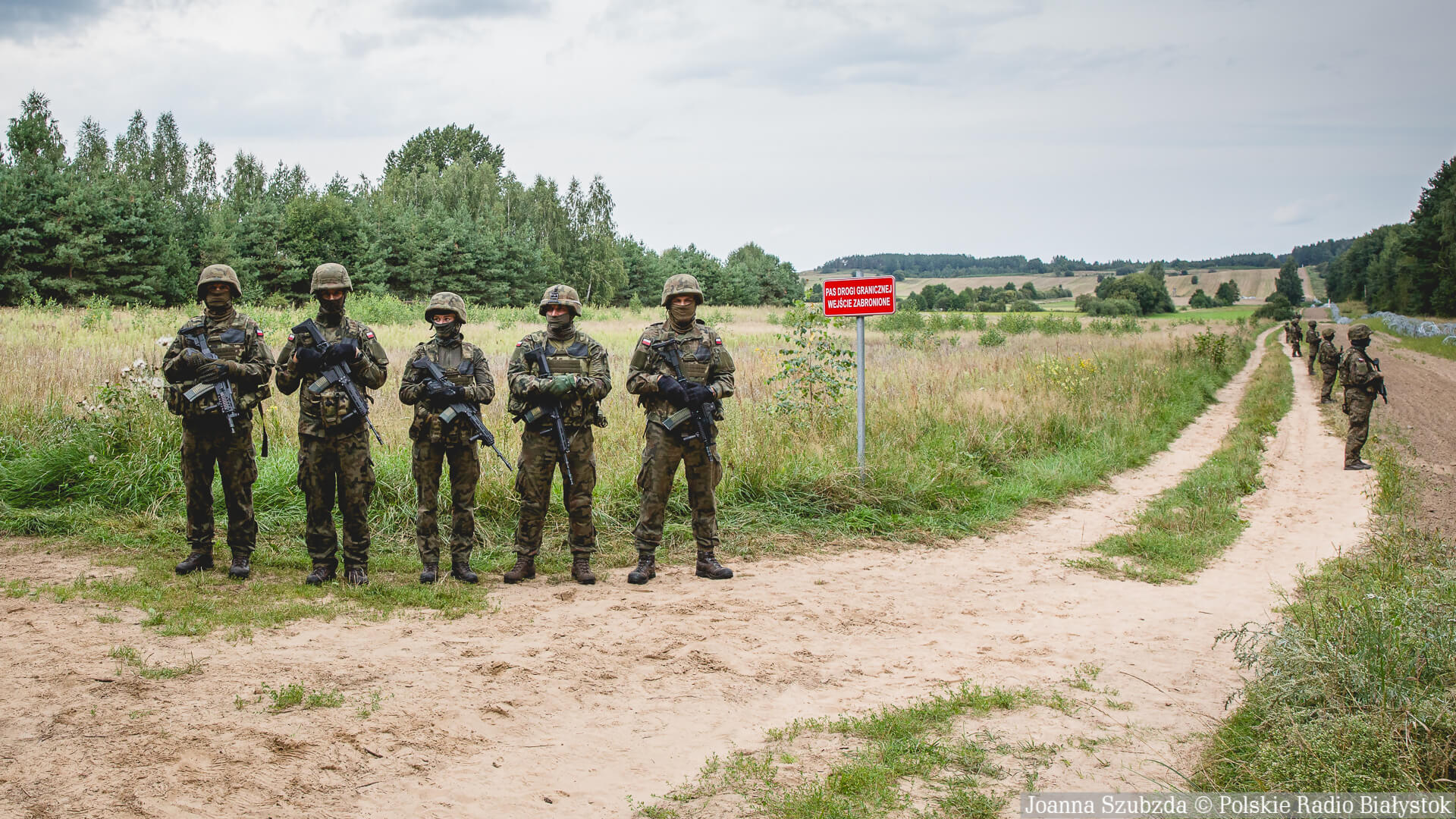 5,5 tys. żołnierzy wspiera ochronę polsko-białoruskiej granicy w województwie podlaskim