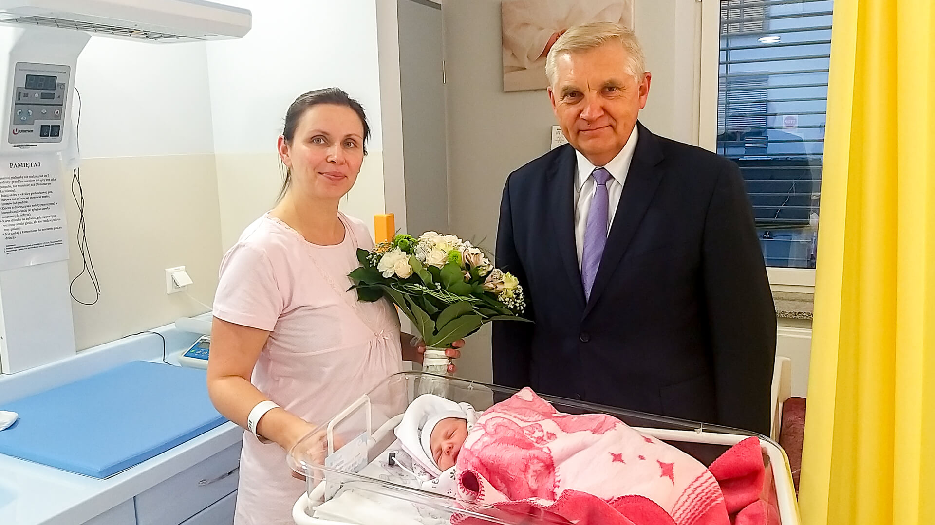 Maja to pierwsza białostoczanka urodzona w 2020 r. - w szpitalu odwiedził ją prezydent miasta