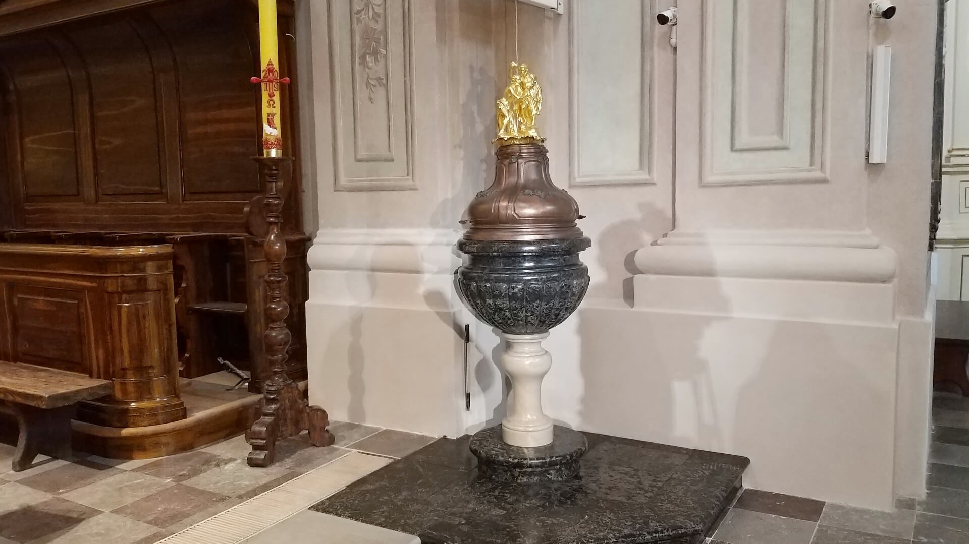 Znów można korzystać z XVIII-wiecznej chrzcielnicy w tykocińskim kościele