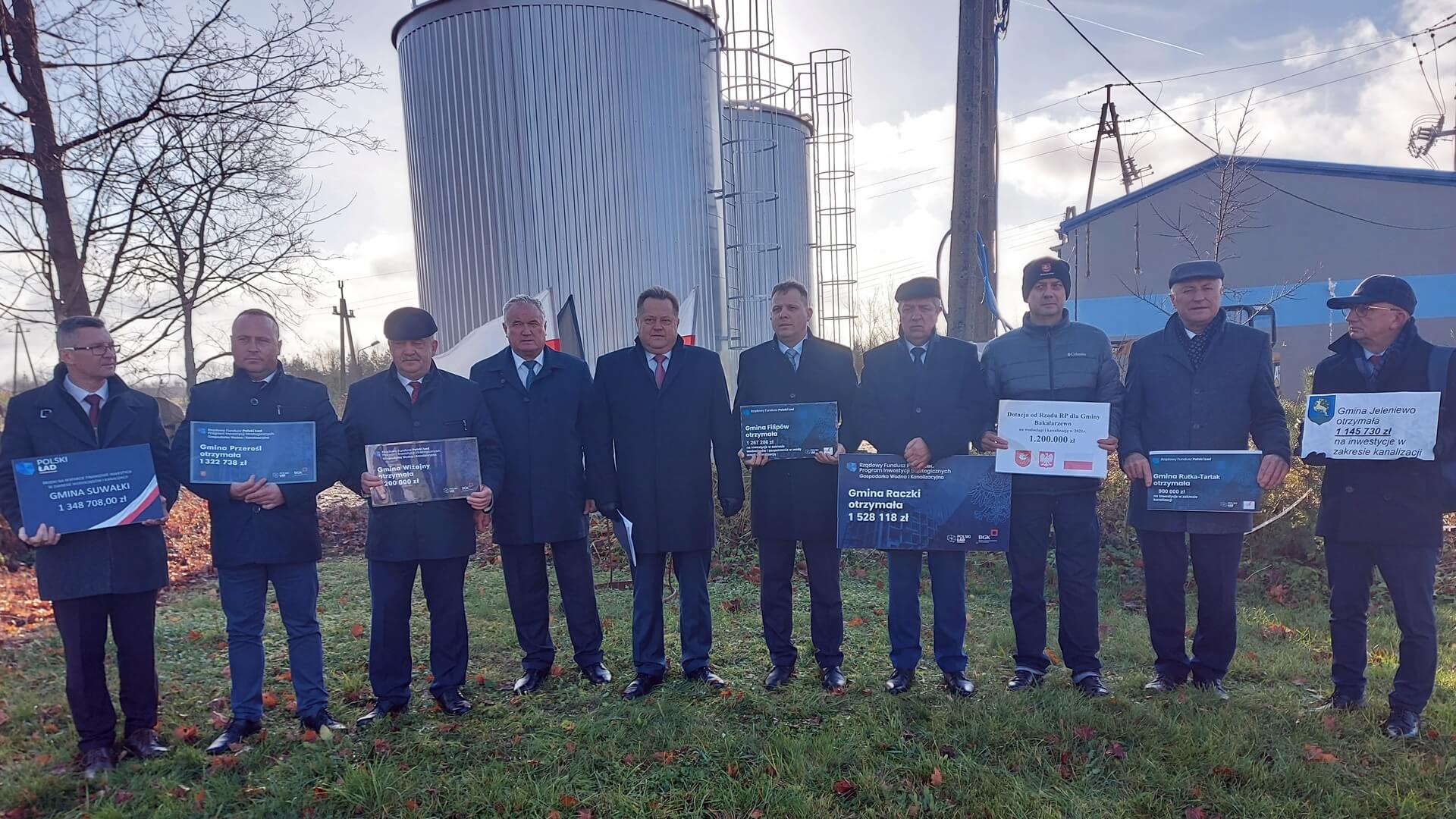 Pieniądze z Polskiego Ładu dla gmin z powiatu suwalskiego na wodociągi i kanalizację