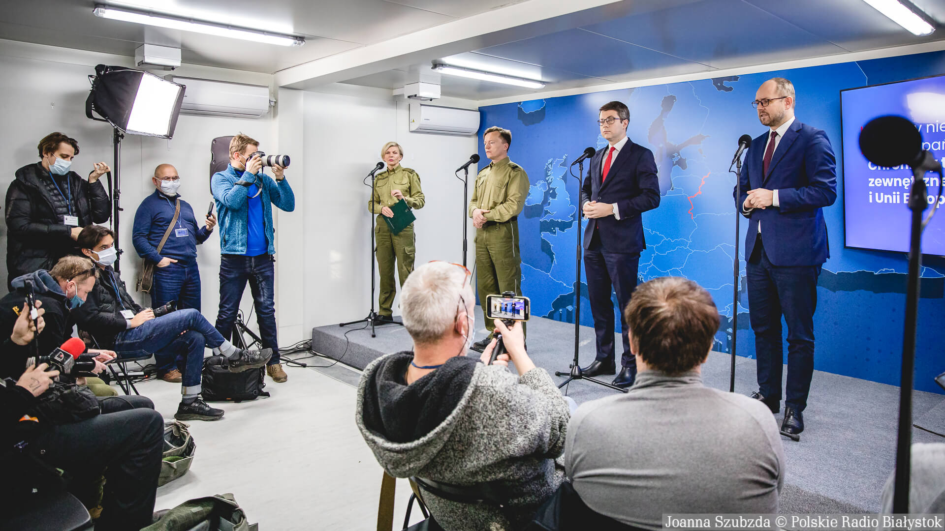 Działa już centrum prasowe na granicy polsko-białoruskiej [zdjęcia, wideo]