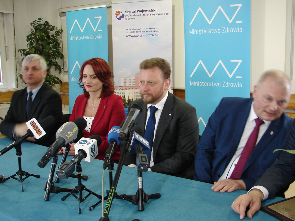 Szpital w Łomży otrzymał certyfikat akredytacyjny ministra zdrowia