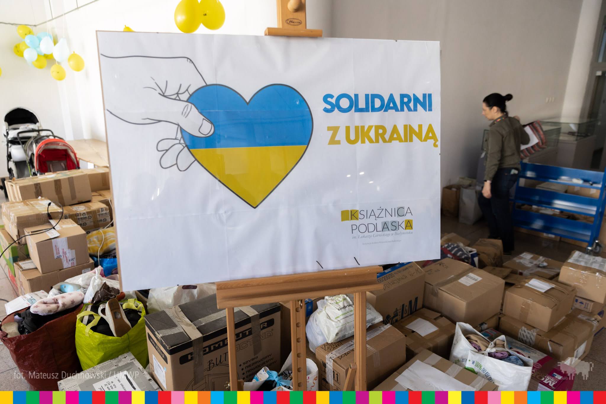 Książnica Podlaska wspiera Ukrainę