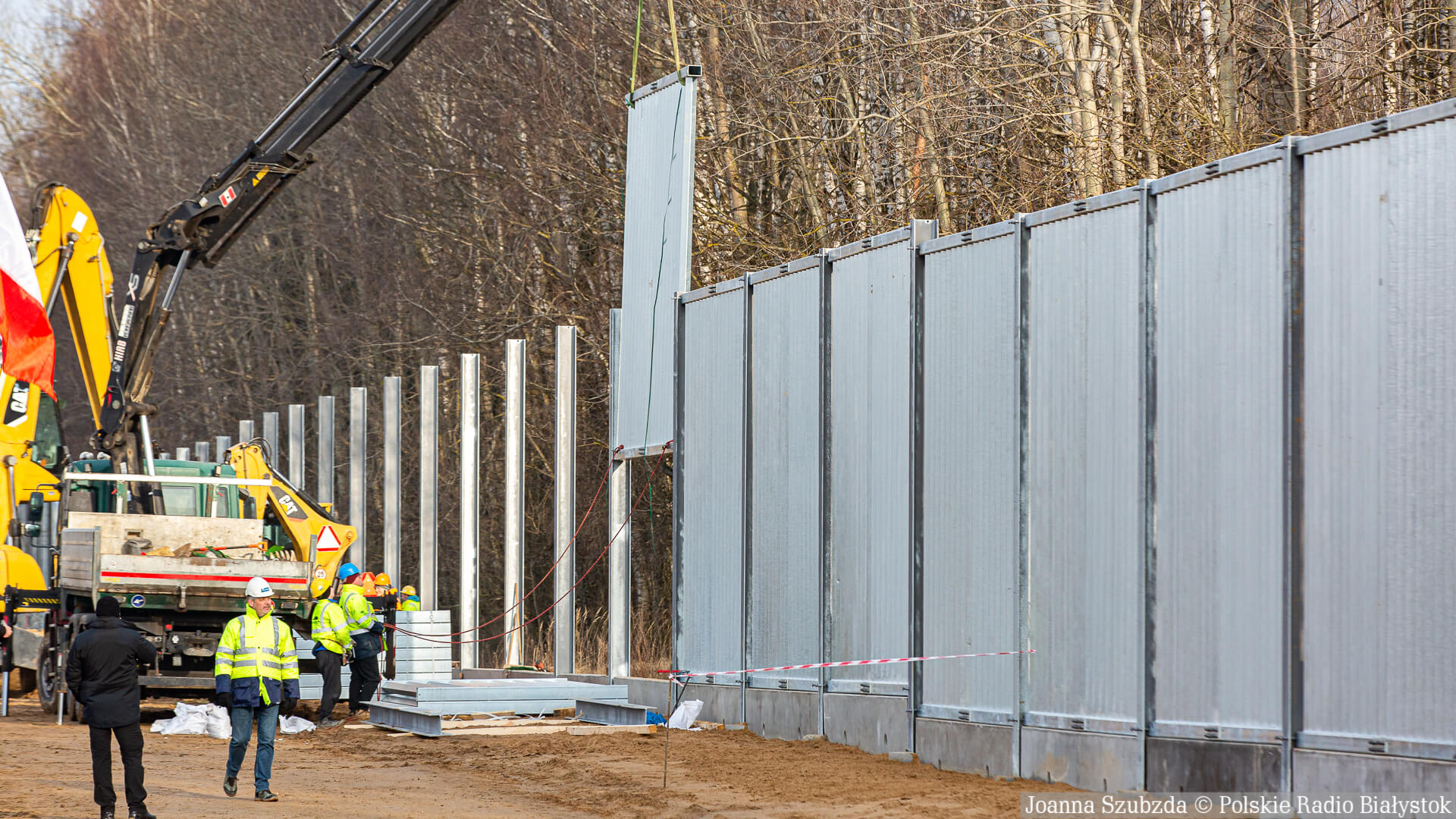 Obywatele Kuby, Iraku, Afganistanu i Syrii chcieli nielegalnie dostać się do Polski [wideo]