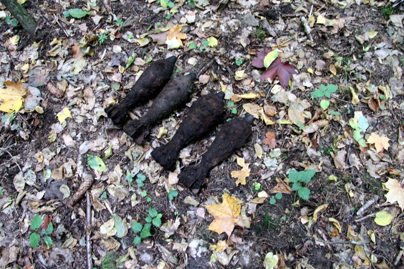 Poszukiwacze niewybuchów przeszukują podlaskie lasy