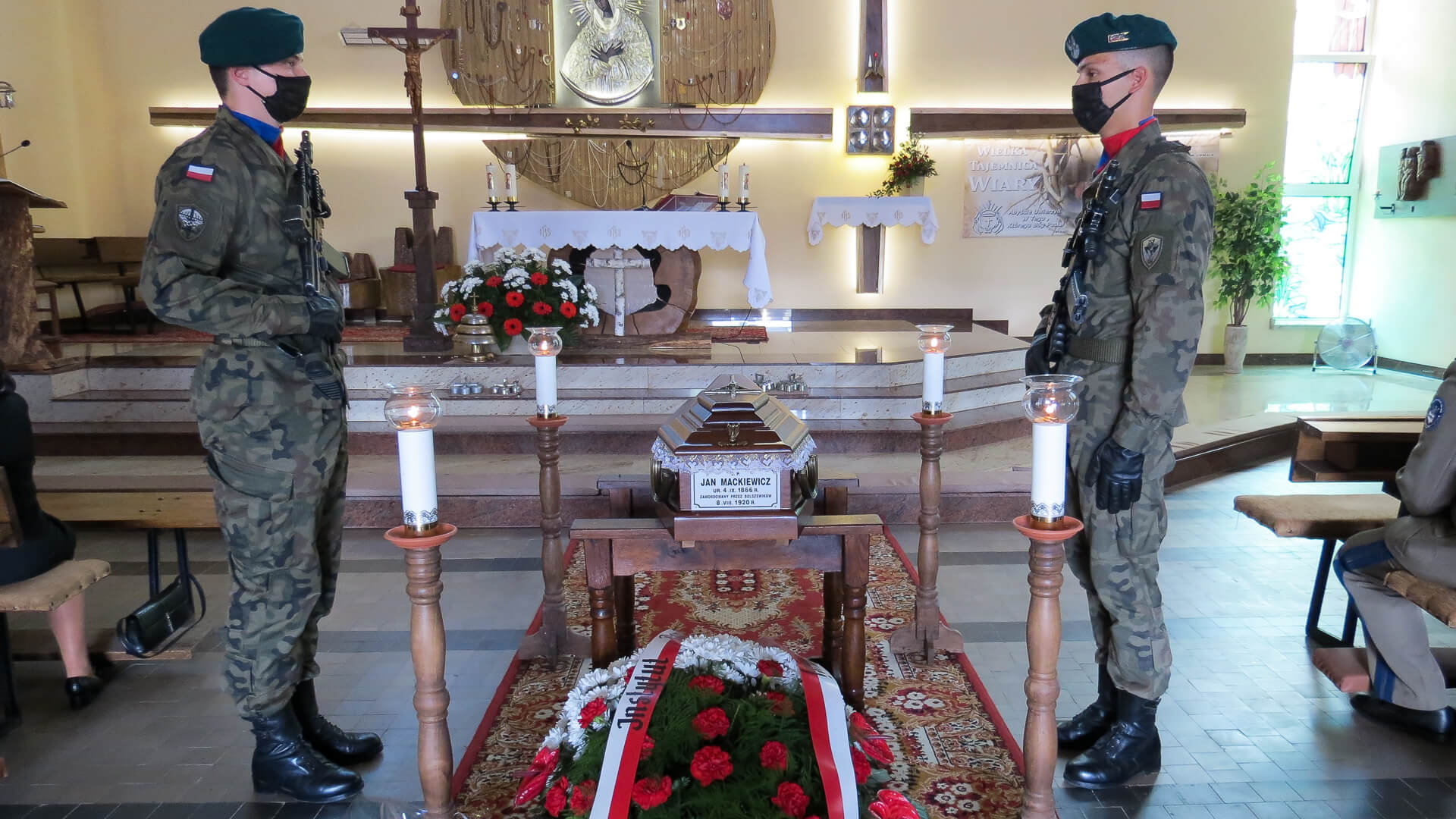 Pogrzeb zamordowanego przed stu laty Jana Mackiewicza - sołtysa z Masiewa