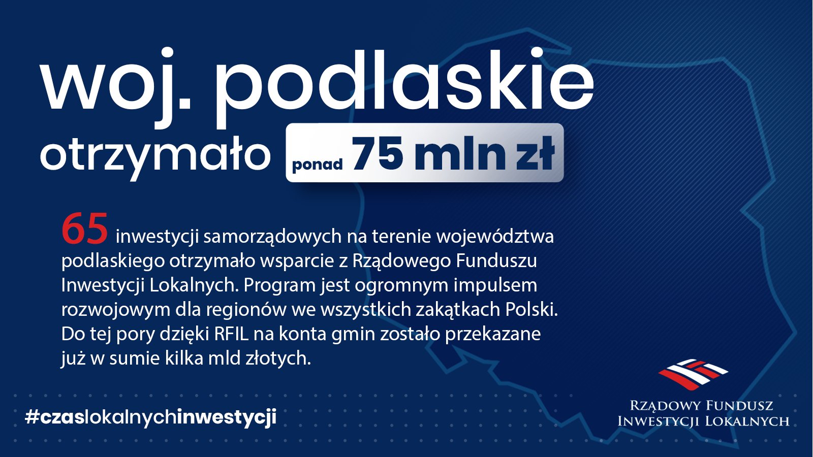 Ponad 60 inwestycji w regionie dofinansowanych z Rządowego Funduszu Inwestycji Lokalnych [lista]
