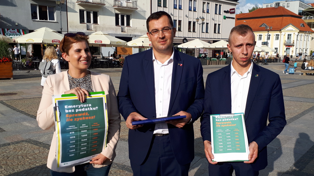 PSL chce znieść podatki dla emerytów - zbiera podpisy