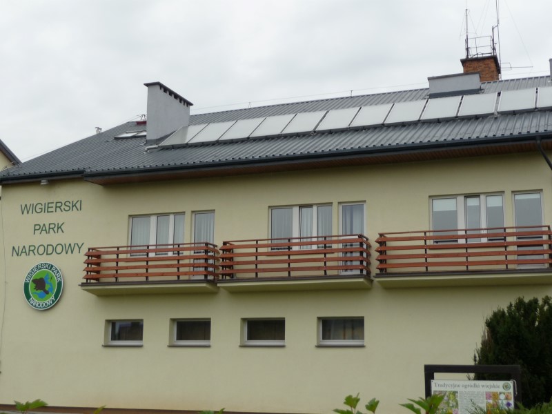 Poranek Dzięcioła w siedzibie Wigierskiego Parku Narodowego w Krzywem