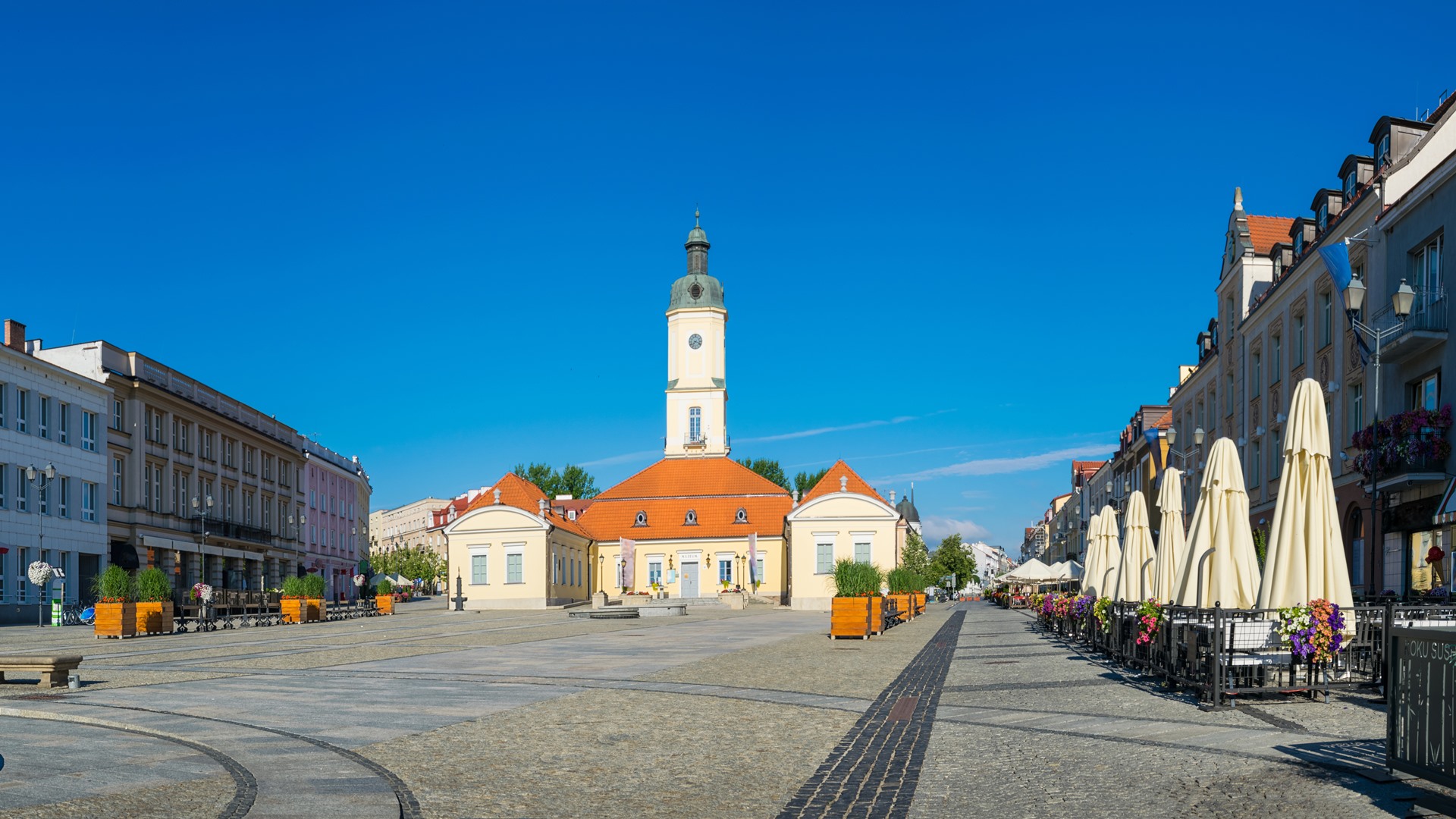 Główna siedziba Muzeum Podlaskiego - Ratusz - zamknięta z powodu koronawirusa