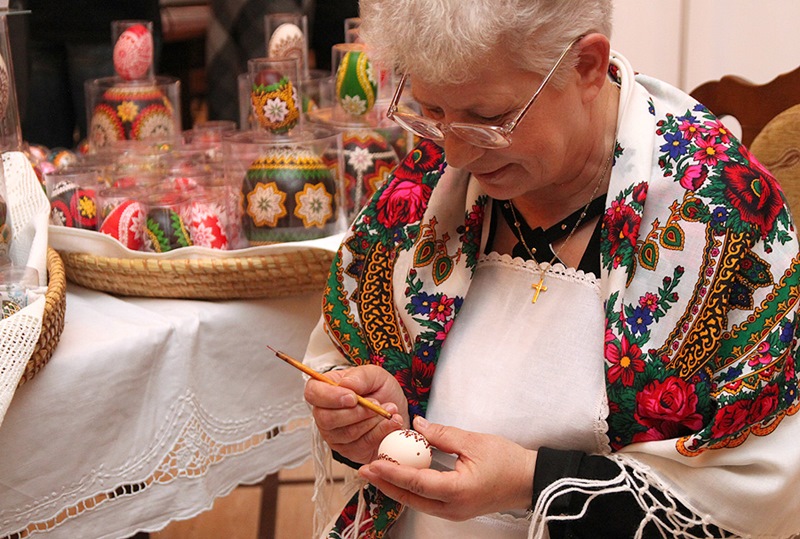 Zima w pełni, a w Lipsku powstają wielkanocne pisanki