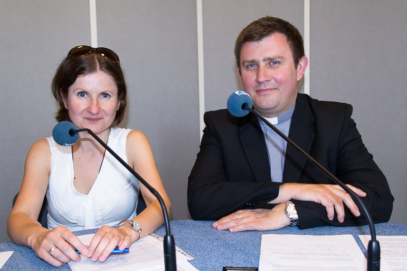 Ks. Adam Kozikowski i Bogumiła Maleszewska