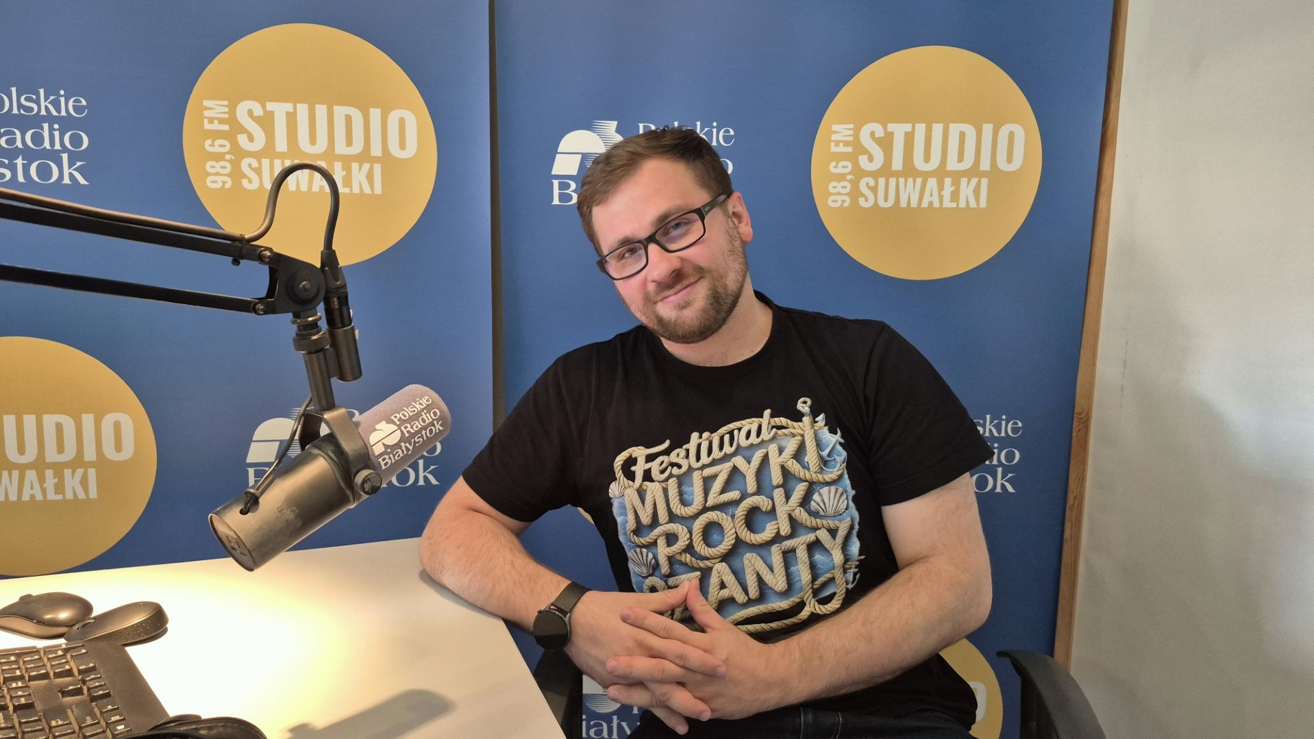 Wójt gminy Płaska Michał Skubis, fot. Marta Sołtys