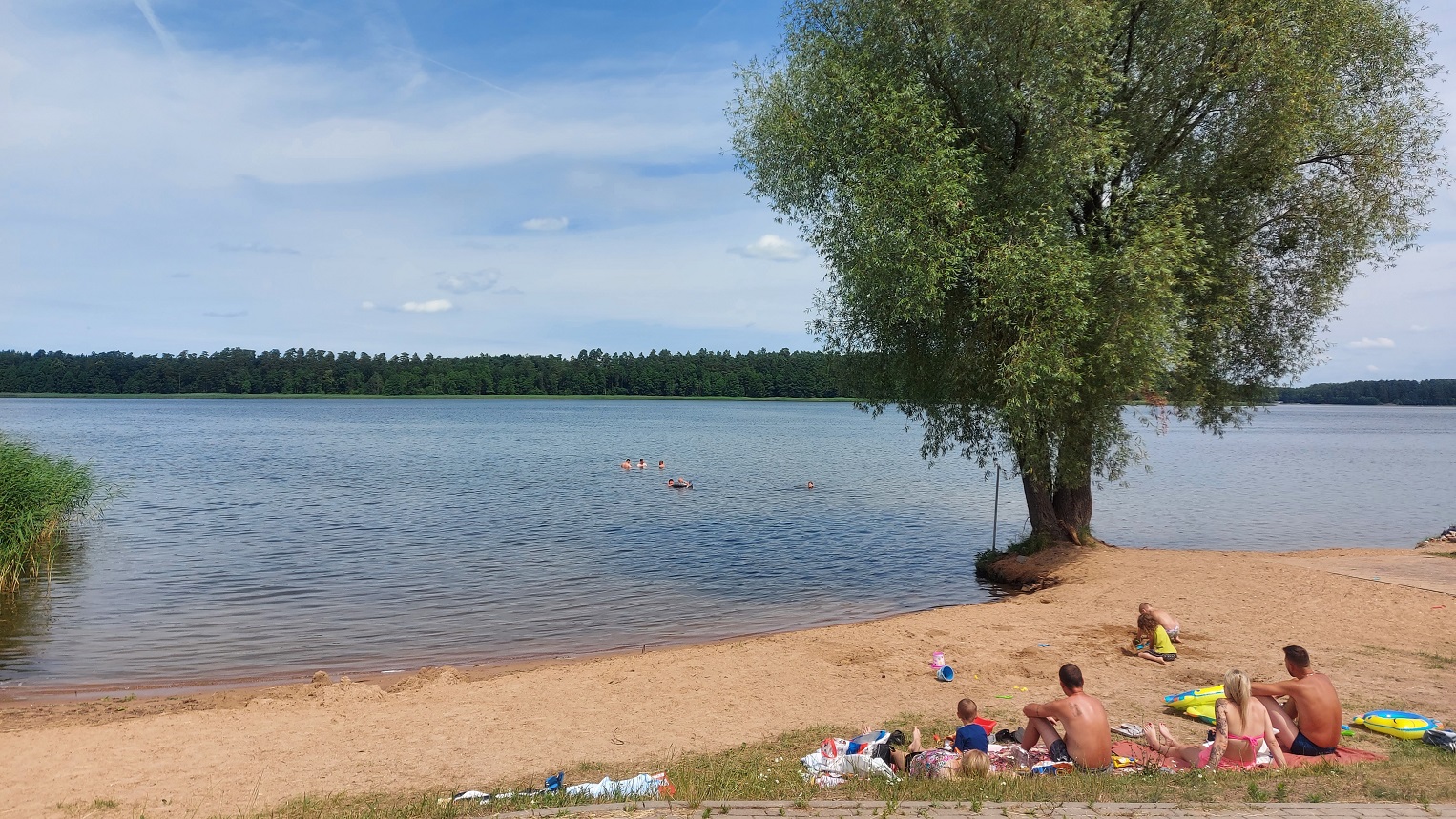 Jesienią na plaży Bielnik w Augustowie pojawi się nowy pomost