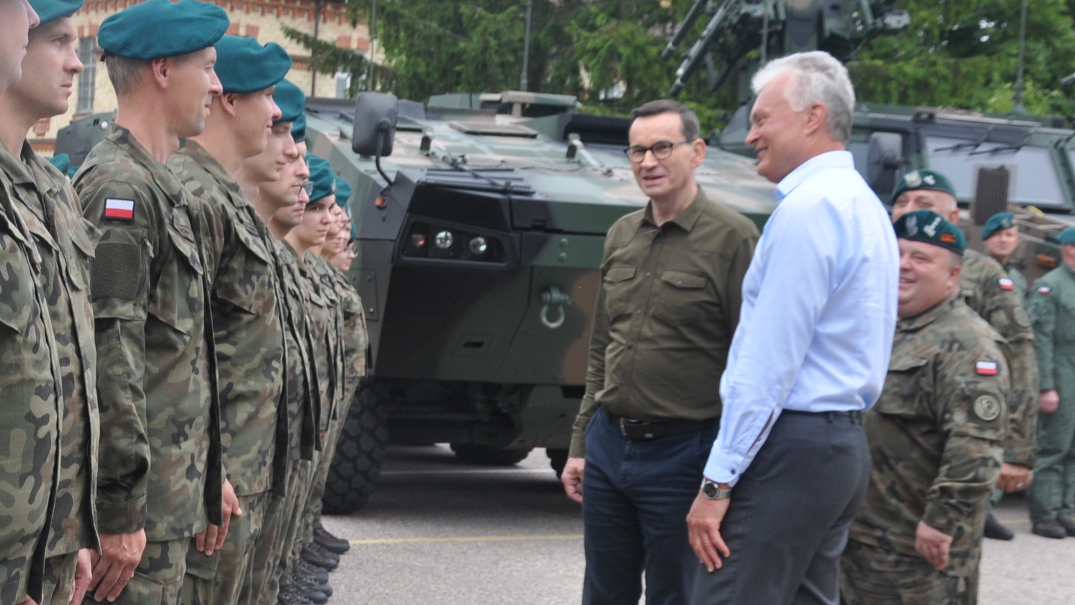 Premier Mateusz Morawiecki spotkał się z prezydentem Litwy. Rozmawiali m.in. o Grupie Wagnera