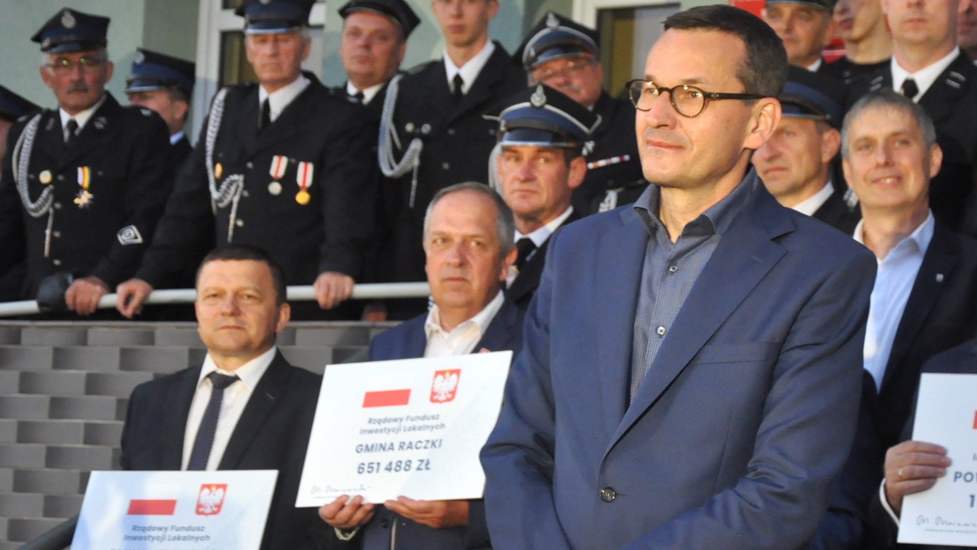 Premier Mateusz Morawiecki odwiedził Suwalszczyznę. Samorządowcom z trzech powiatów przekazał ponad 30 mln zł