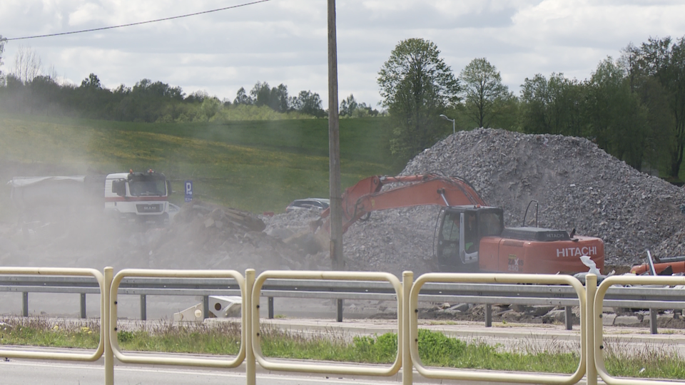 Budynki dawnego przejścia granicznego w Budzisku przestały istnieć