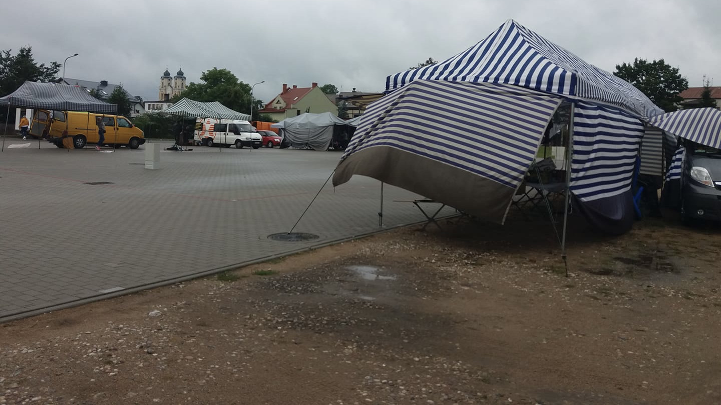 Sprzedawcy z Sejn mają szereg zastrzeżeń do zmodernizowanego niedawno miejskiego targowiska przy ulicy Wileńskiej