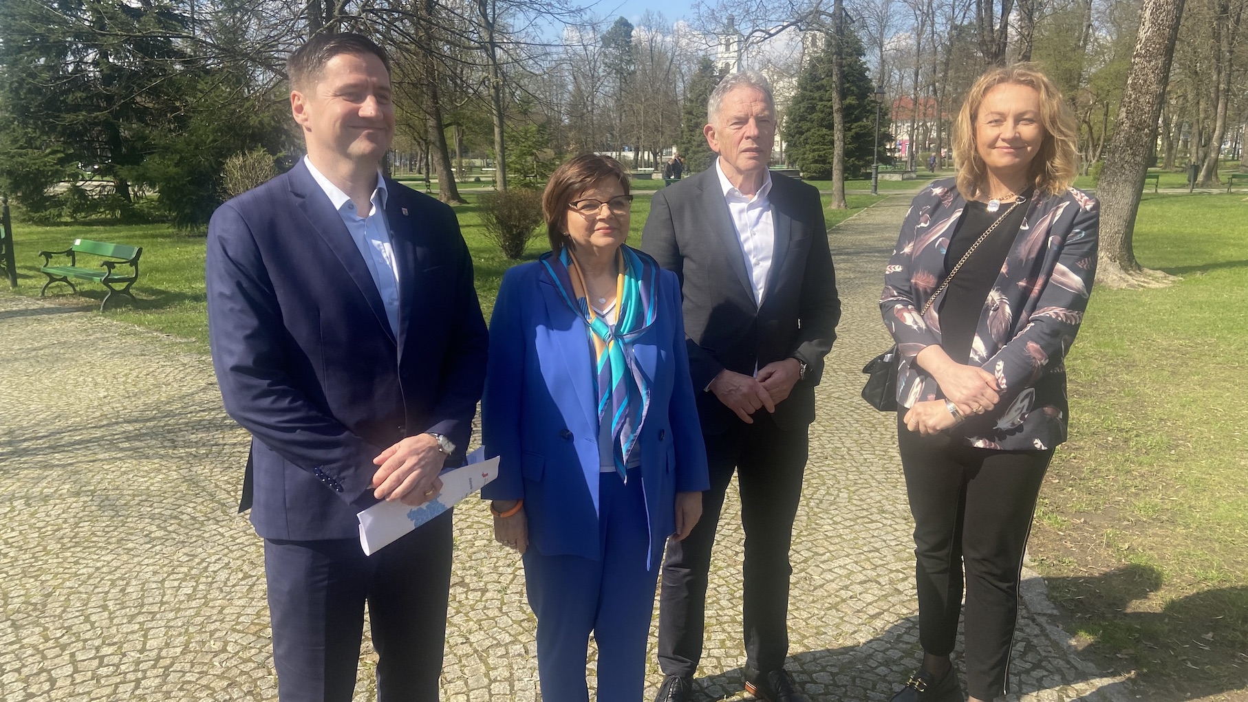 Politycy Platformy Obywatelskiej promowali w Suwałkach akcję ”Tu jest Przyszłość”