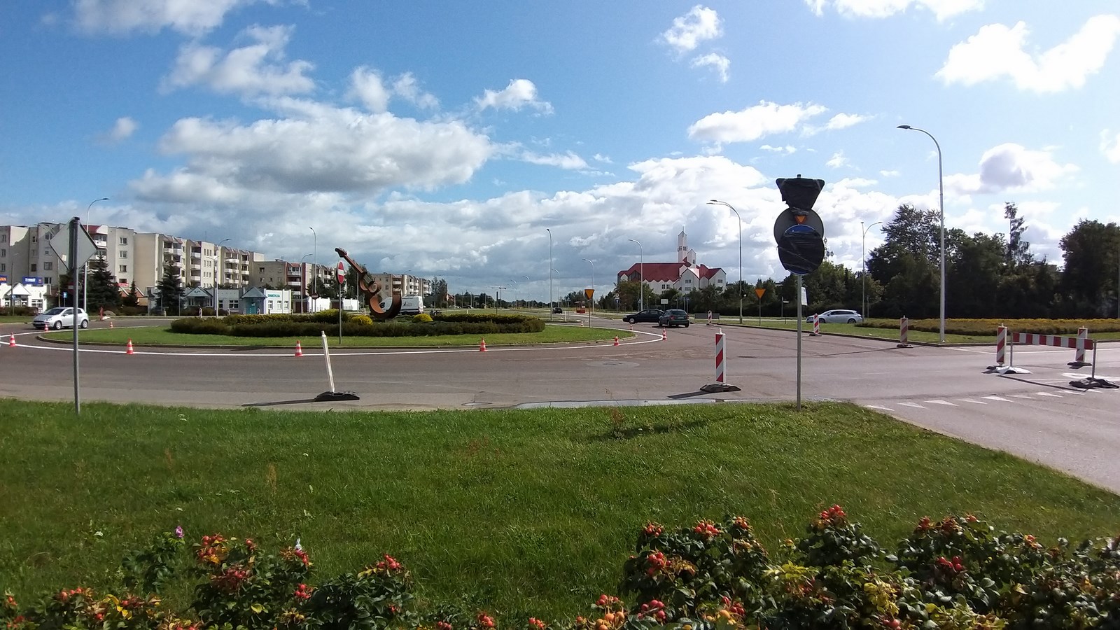 Jednego dnia na suwalskim rondzie przy Kauflandzie doszło aż do trzech kolizji drogowych