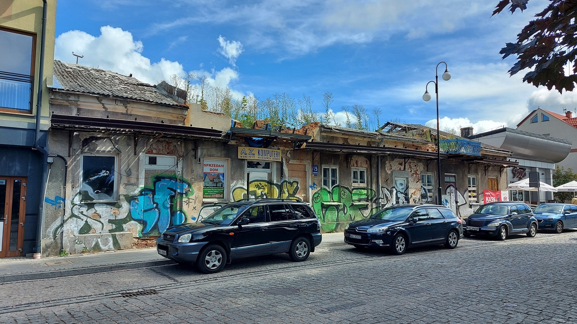 Jest zgoda na wyburzenie niebezpiecznej ruiny w Augustowie