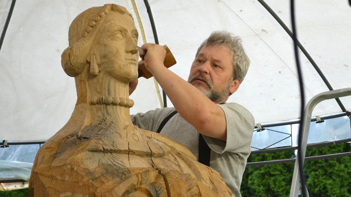 Jeszcze w tym roku sejneńska figura św. Agaty wróci na dach poświęconej jej kaplicy