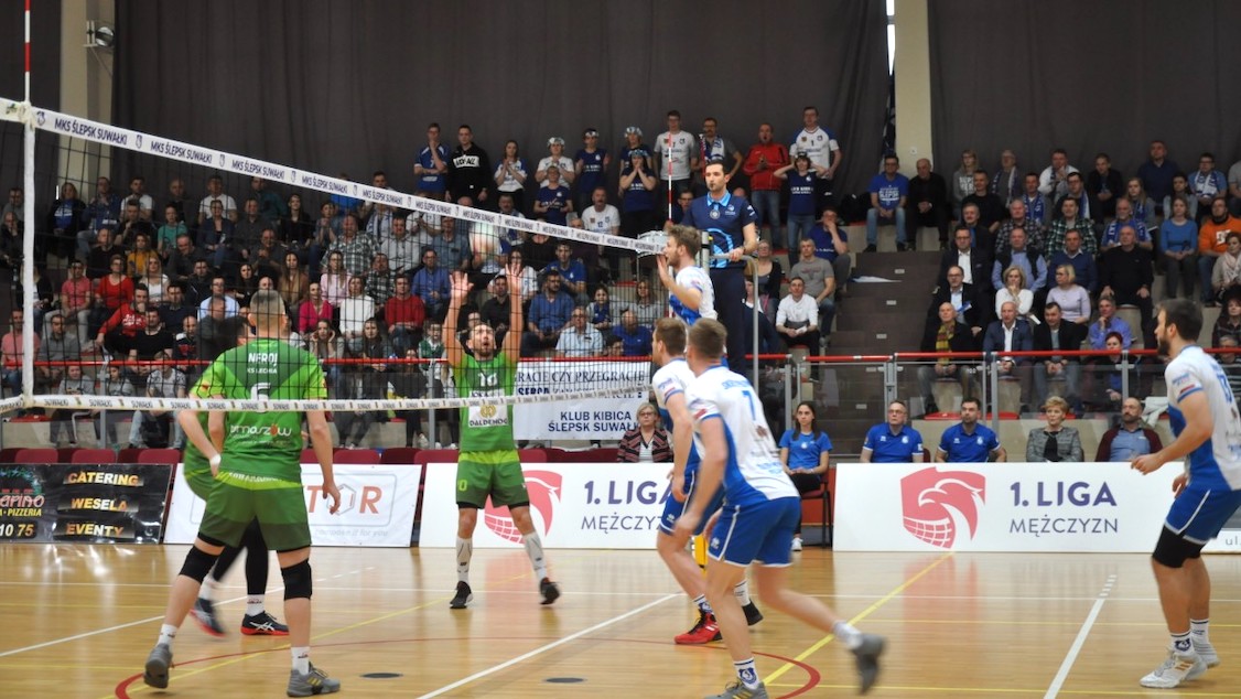 Siatkarze Ślepska Suwałki o krok od finału fazy play-off I ligi