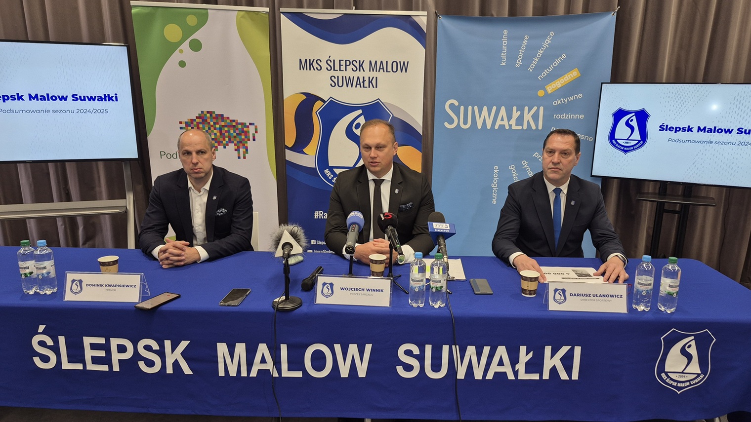 Ślepsk Malow Suwałki zaprezentował nowy skład drużyny oraz sztab szkoleniowy na przyszły sezon siatkarskiej Plus Ligi