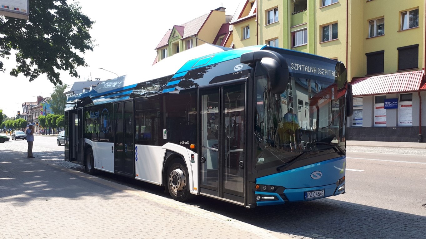 Na suwalskich ulicach jest testowany elektryczny autobus