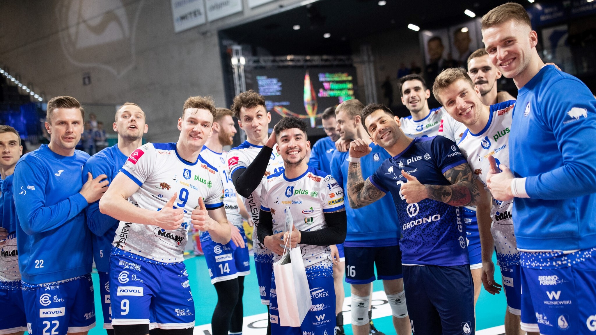 Choć z GKS-em Katowice suwalskim siatkarzom zawsze ciężko się grało, pokonali tę drużynę we własnej hali