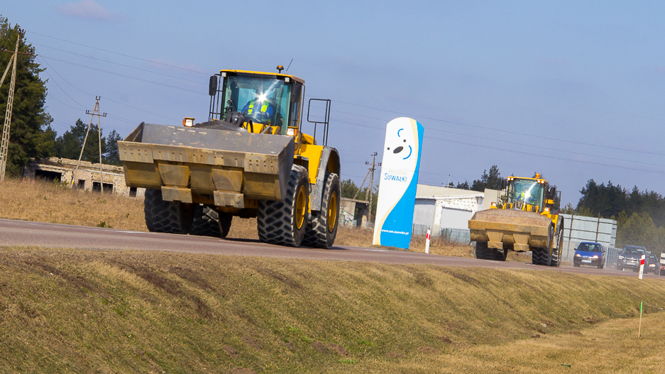 Obwodnica Suwałk to wciąż plac budowy. Auta pojadą tam najpóźniej w marcu