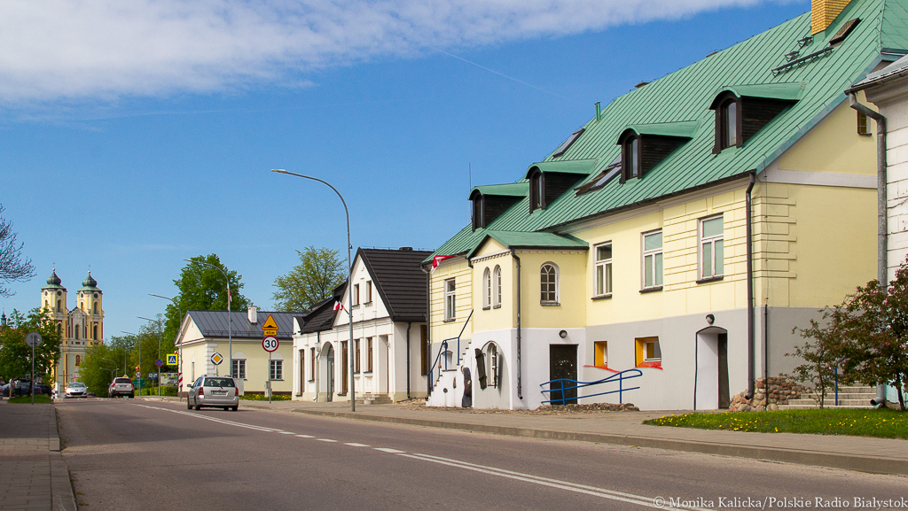 Kilka dużych drzew zniknęło z centrum Sejn