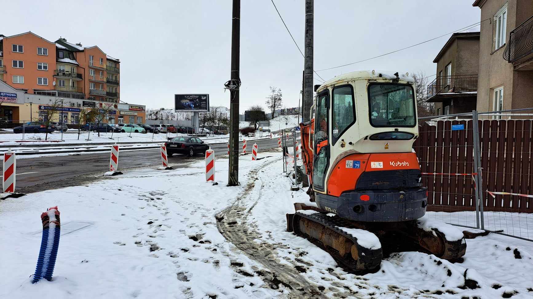 Wznowiono prace przy ważnym suwalskim skrzyżowaniu ulic Sikorskiego, Bulwarowej i Emilii Plater