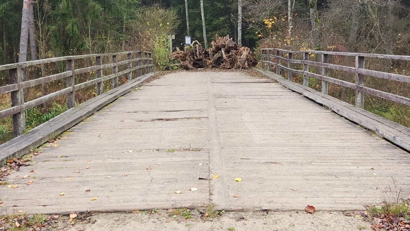 Na drewniany most nad Rospudą wciąż nie można wejść. Nadal nie ma właściciela