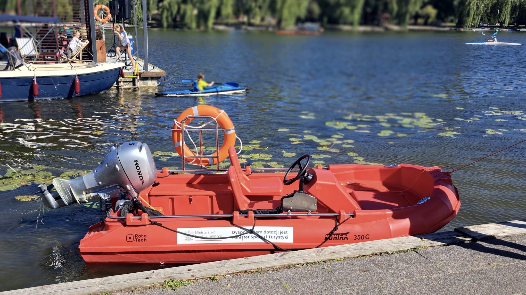 Augustowska Sparta ma nową łódź