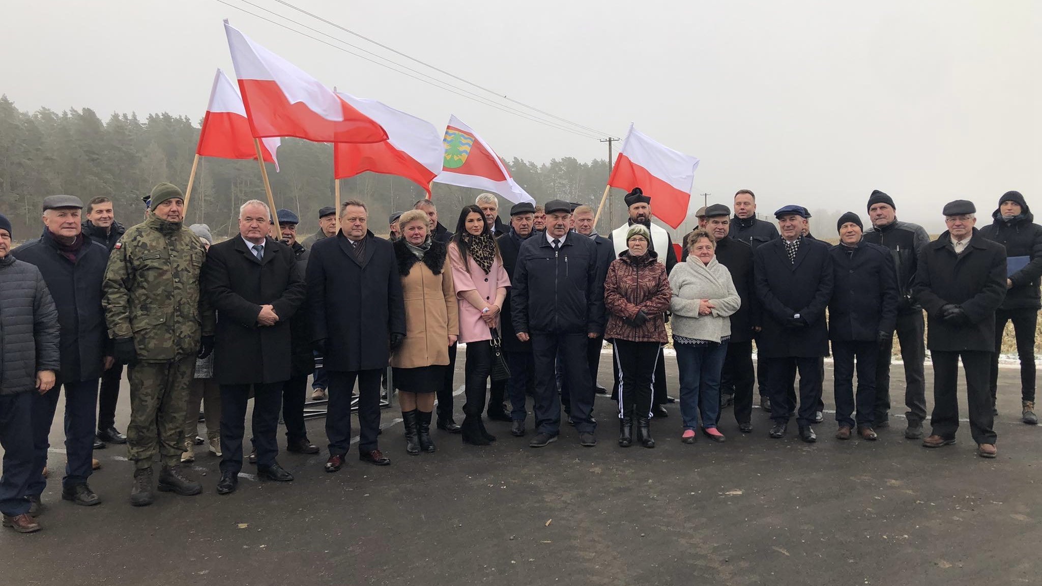 Do użytku oddano część zmodernizowanej drogi powiatowej z Raczek Małych do Wiercioch
