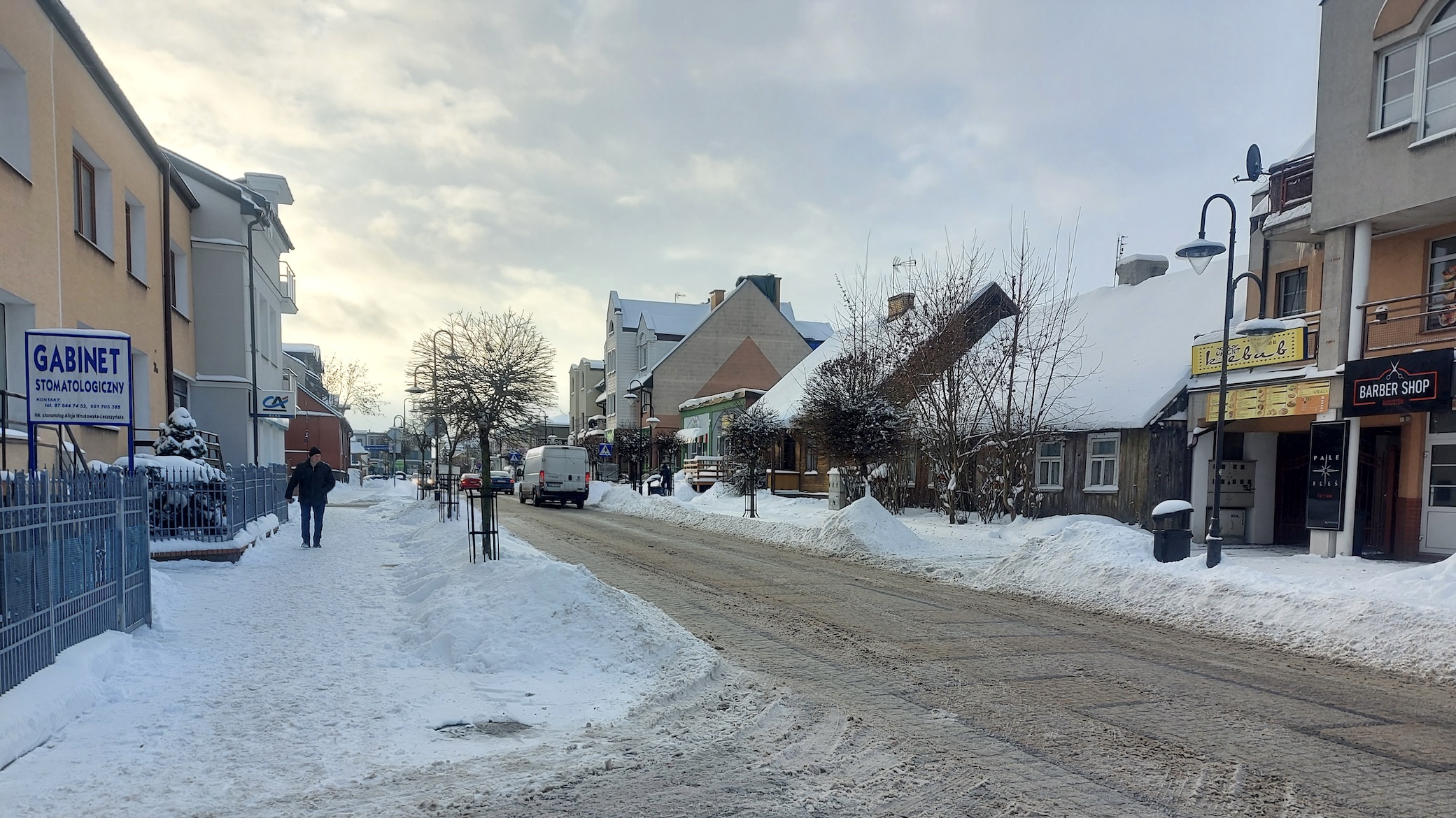 W Augustowie zima nie zaskoczyła drogowców