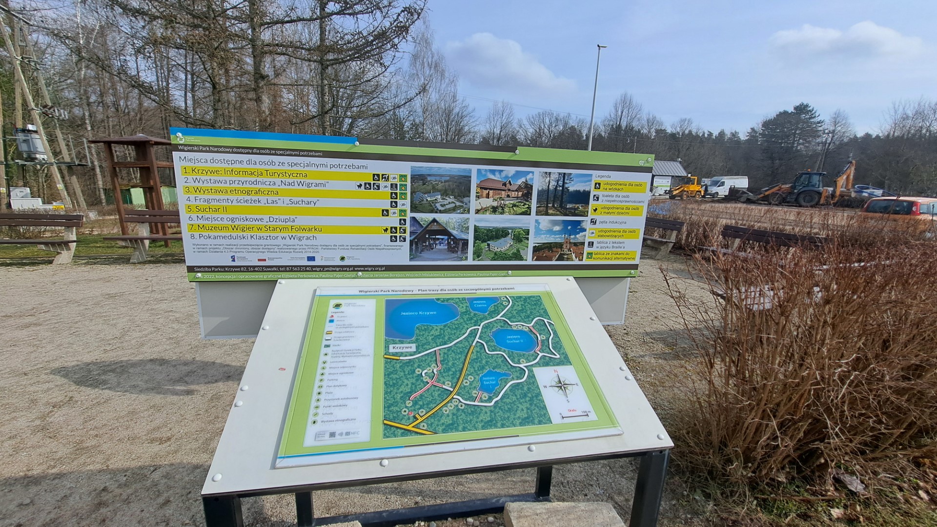 Wszystkie atrakcje w Wigierskim Parku Narodowym są dostosowane do osób z niepełnosprawnościami