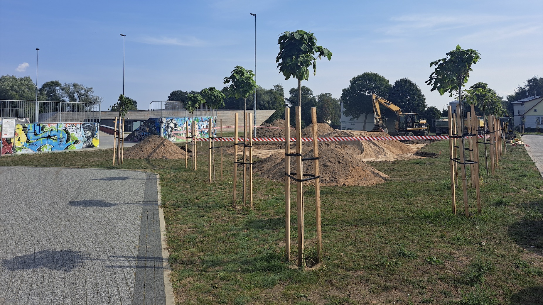 W Augustowie rozpoczęła się budowa pumptracku