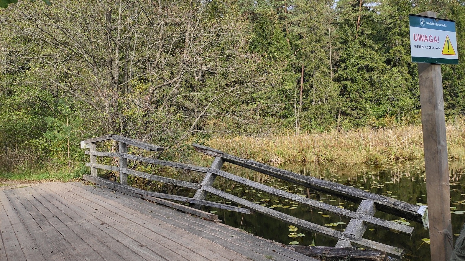 Znany z serialu telewizyjnego „Czarne chmury” tzw. most Dowgirda zostanie wyremontowany