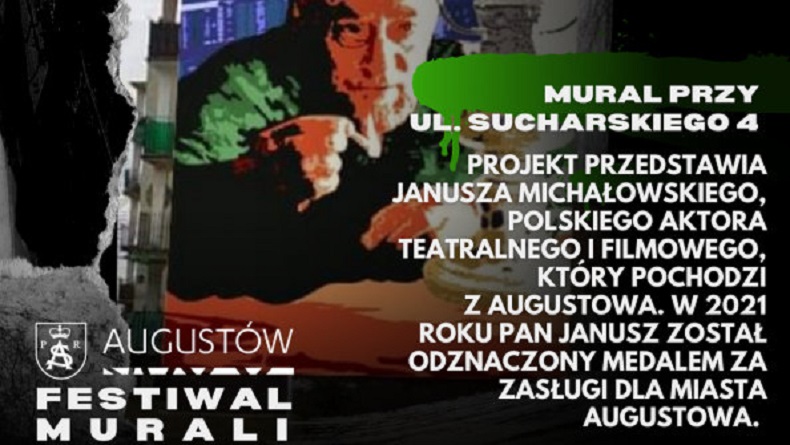 Pięć nowych murali pojawi się na ścianach augustowskich budynków
