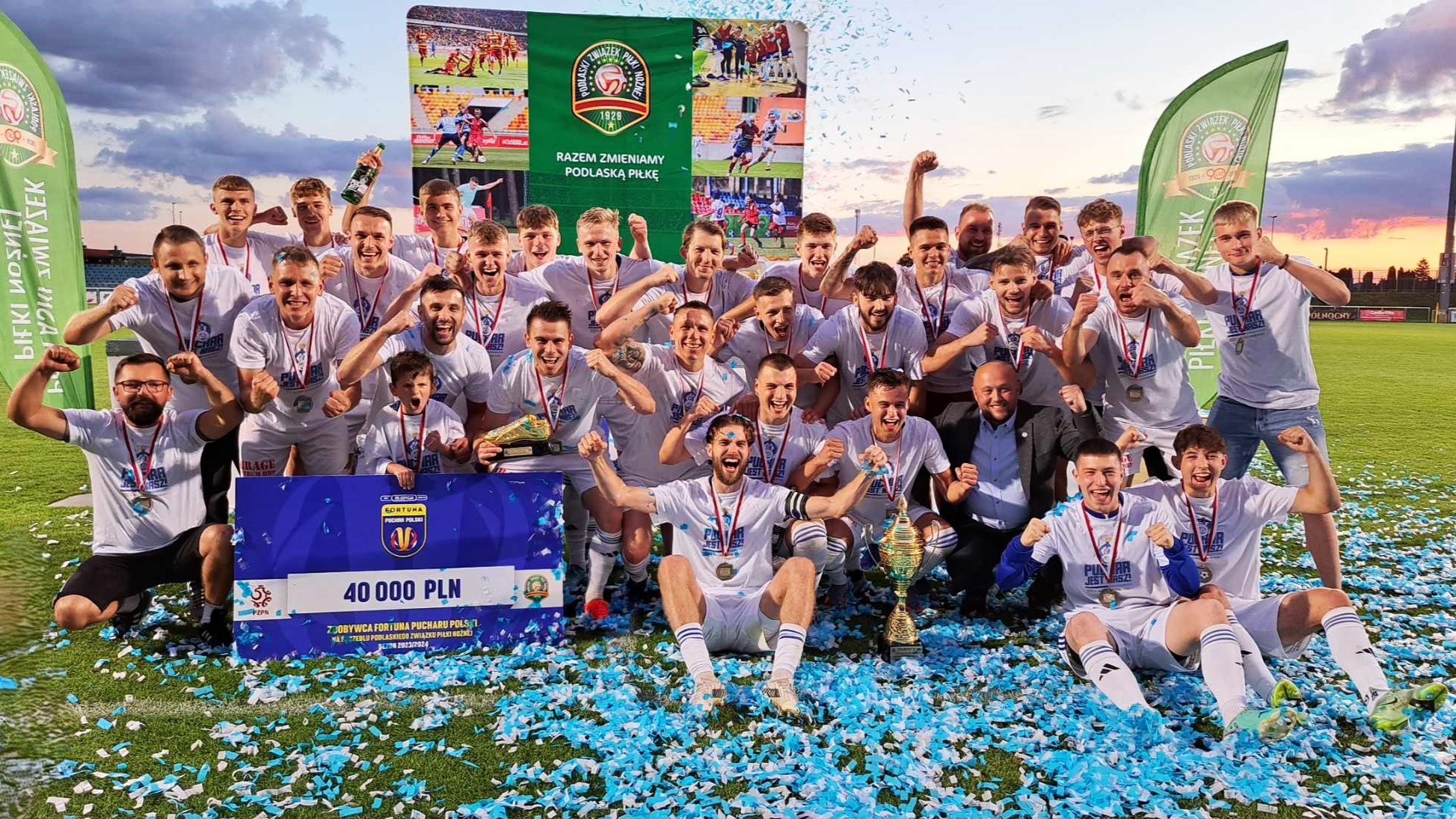 Wigry Suwałki zdobywają Podlaski Puchar Polski