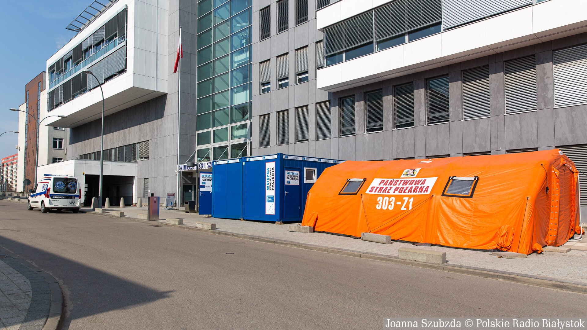 Kwarantanna w jednej z klinik USK w Białymstoku