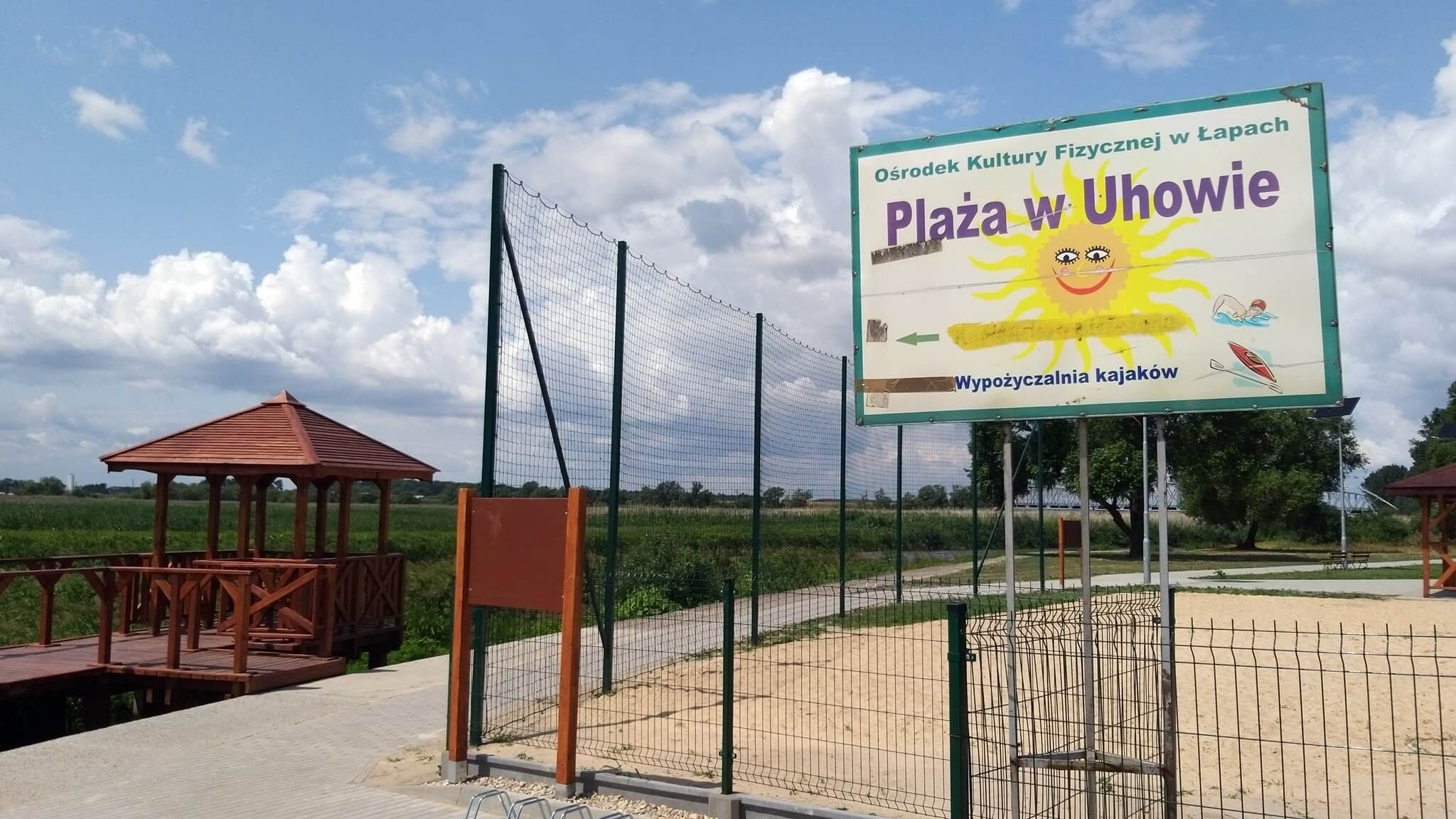 Uhowo zaprasza na wypoczynek - plaża już otwarta