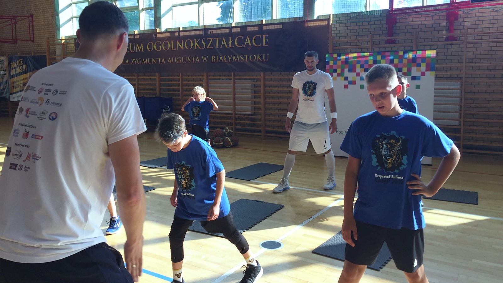 Młodzi adepci koszykówki trenowali z zawodowcami - Krzysztof Sulima Camp w Białymstoku