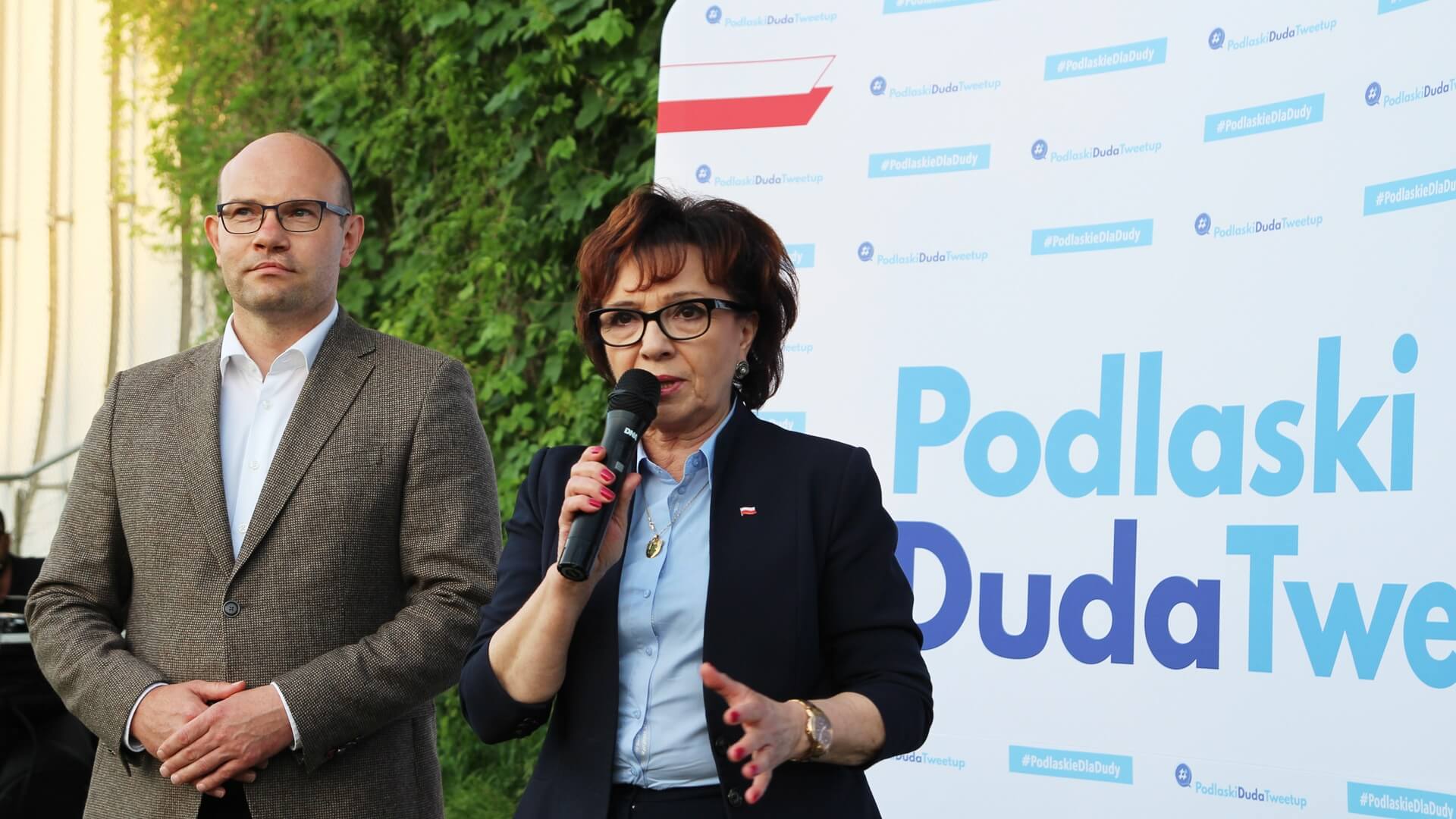 Pierwszy #PodlaskiDudaTweetUp - gościem specjalnym marszałek Sejmu Elżbieta Witek [zdjęcia]
