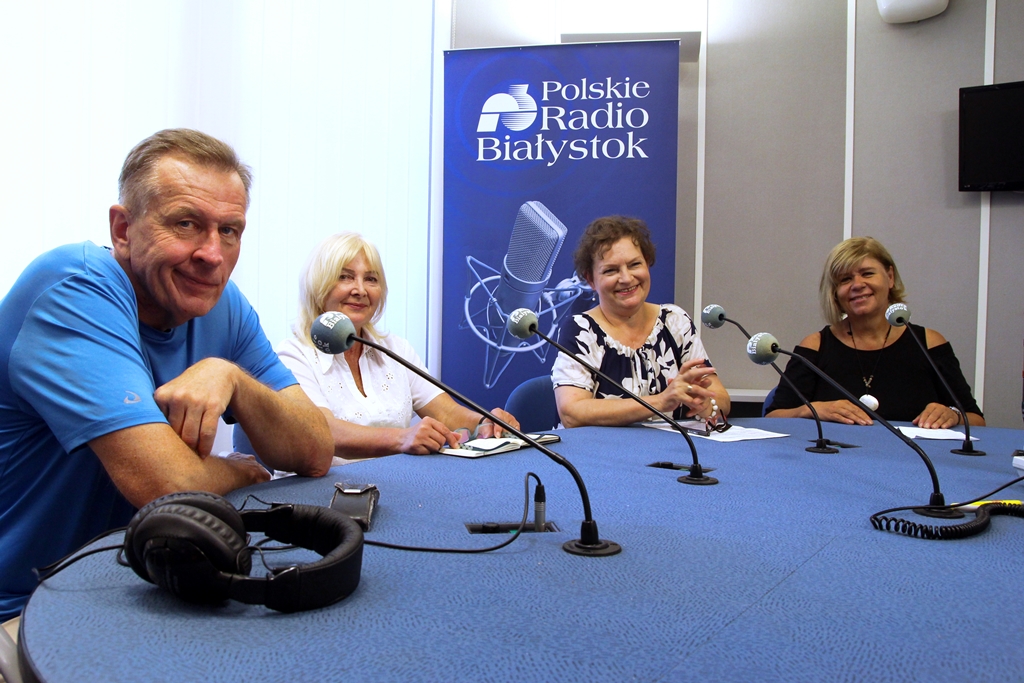 Bożena Bednarek, Jolanta Falkowska, Aleksandra Zawadzka i Jan Oniszczuk